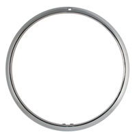 Karmann Ghia headlamp rim ring, chrome US Spec ID 83mm