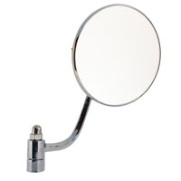 Mirror, round hinge pin fitment. Right Beetle >1967