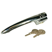 Door Handle locking Chrome with Keys 