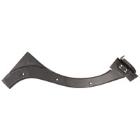 Karman Ghia Heater channel, front bottom plate Left