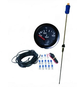 VDO oil temperature gauge kit with dip stick sender 1700 to 2000cc