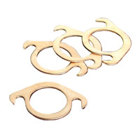 Gasket, exhaust copper, 1 5/8" x 4 - slip in style 