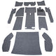 Carpet Set, T1 56-7/64, RHD, Charcoal 
