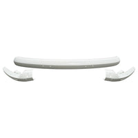 Bumper front 3-pieces (white)