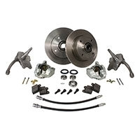 Standard disc brake conversion kit with stock 68->disc brake spindles T1.