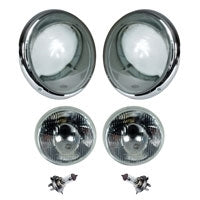 US Spec Headlight Kit, Pair, T1/T2 -67, Inc Indicator