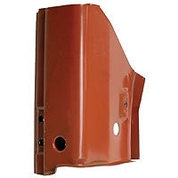 Hinge pillar repair + hinge bracket RED heavy duty, left 