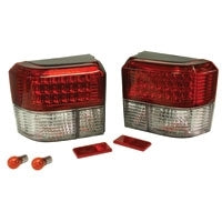 Rear Light Set, LED Red/Clear 