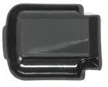 Finger Plate, Inner Door Release Locking, Black, Each > 