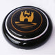 Wolfsburg horn push (split, bug, ghia) Crest black/Gold