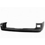 Bumper, Rear, One piece, Black. T4