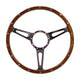 SSP 3-Slot Mahogany Steering Wheel 380mm 9 Bolt