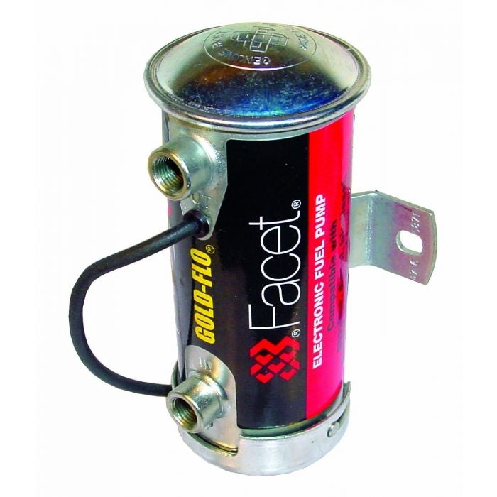 Electric Fuel Pump, Cylindrical Silver Top