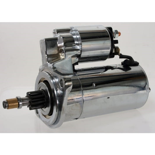 Hi-Torque Starter Motor 12 Volt for Manual or Automatic Gearbox Chrome