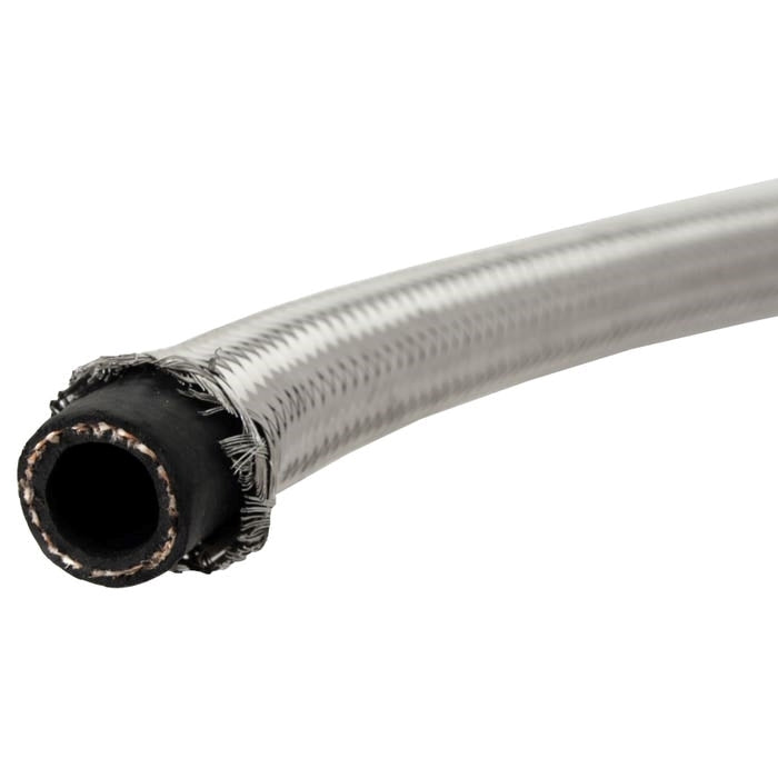 Oil hose 1/2" stainless steel braided per meter