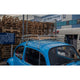 Beetle stainless steel roof rack with wooden slats 