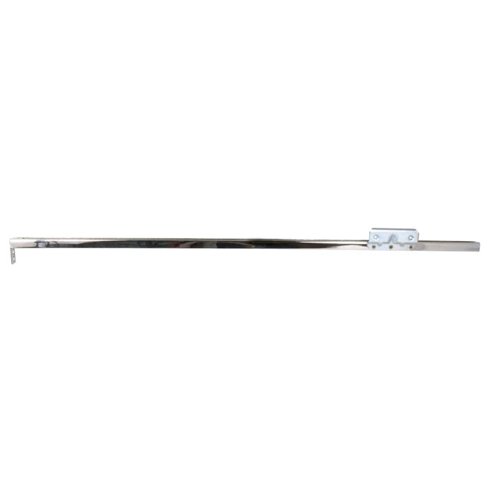Front 1/4 Light Divider Bar Chrome Left: Beetle 1956-1964