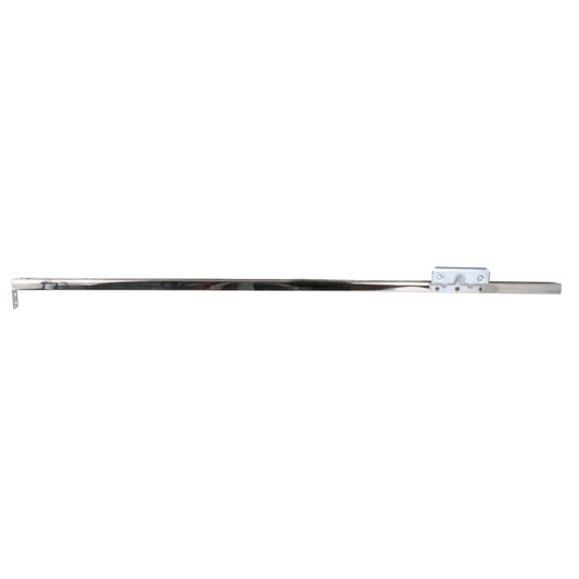 Front 1/4 Light Divider Bar Chrome Left: Beetle 1956-1964