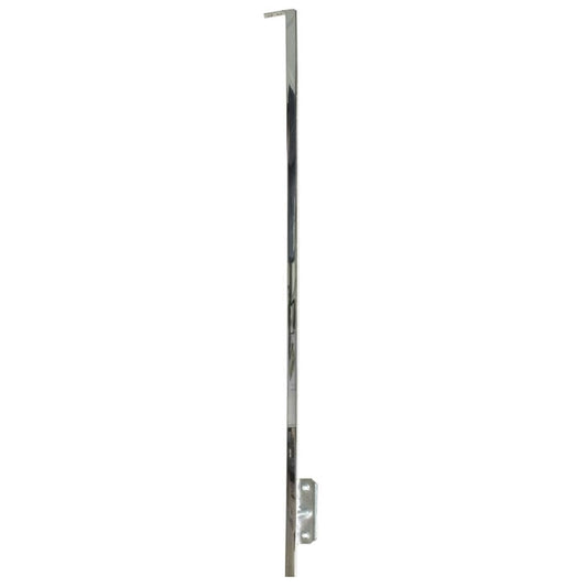 Front 1/4 Light Divider Bar, Chrome, Right: Beetle 1956-1964