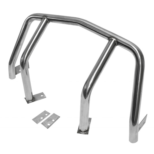 Baja bumper, front, chrome