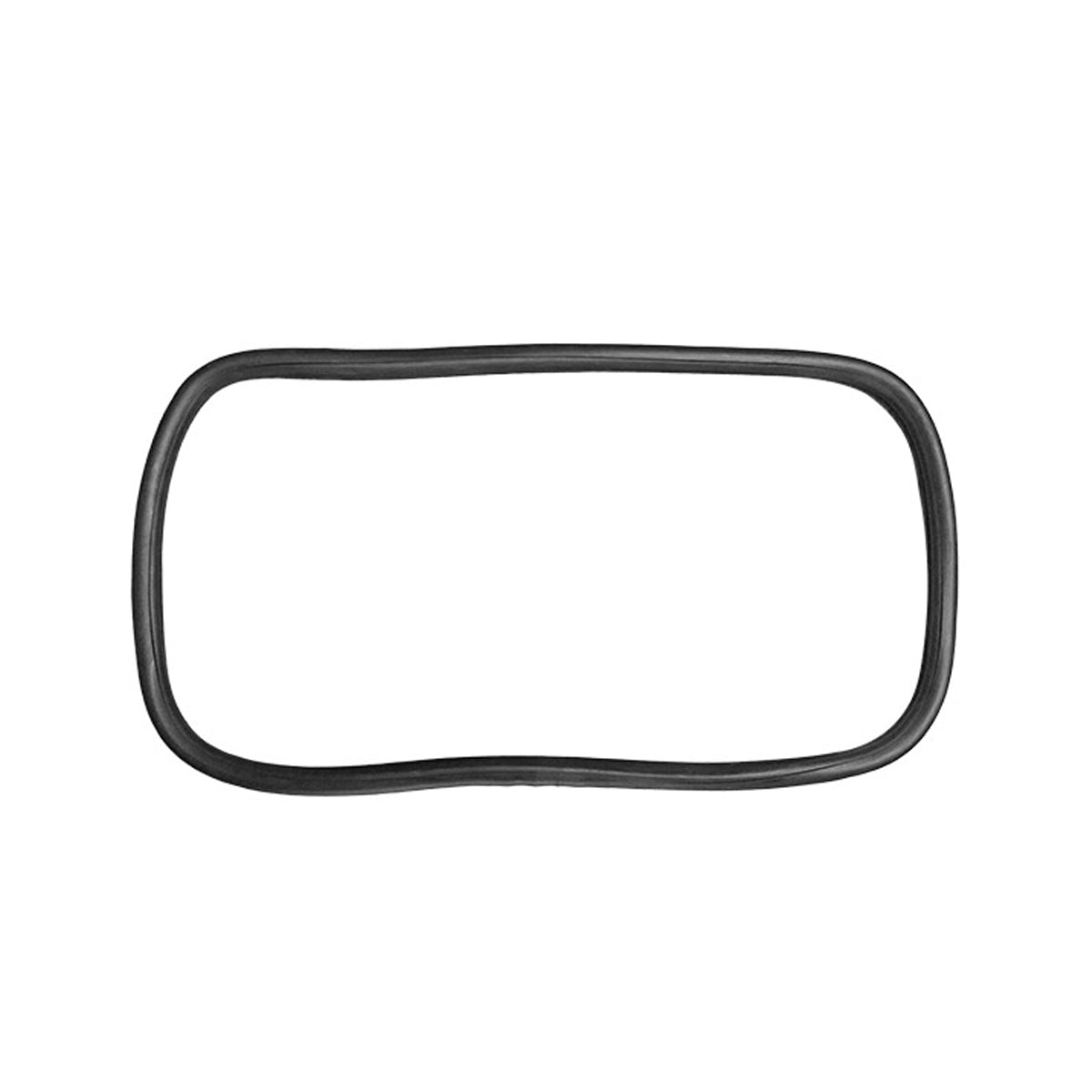 Rear window seal 'Deluxe' (alu trim)