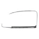 Outer Window Aluminium Trim with Scraper for the Left Side: Beetle (1965-1979)