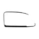 Window scraper + black moulding, right, each, Original German quality