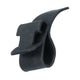 Retaining clip window guide channel in door rear
