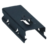 Retaining clip for U-form window channel