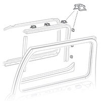Retaining clip for U-form window channel