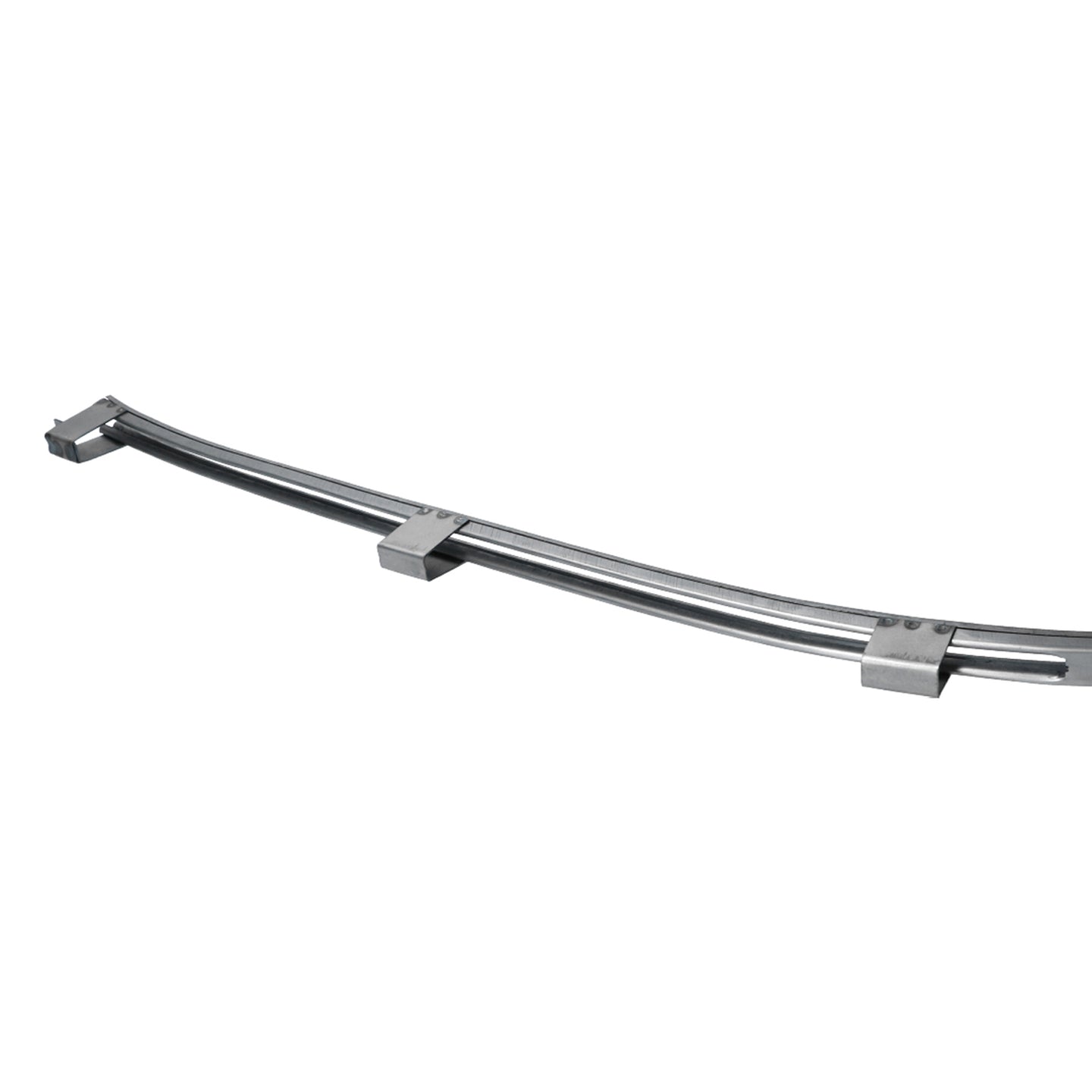 Window guide channel in door front/upper