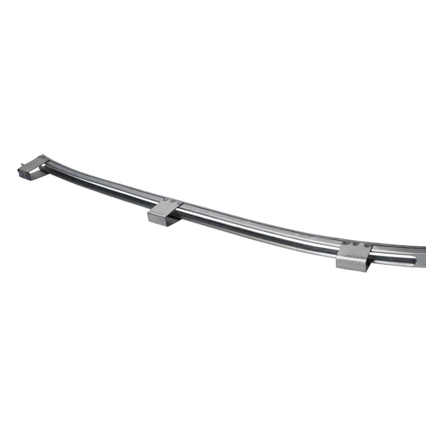 Window guide channel in door front/upper