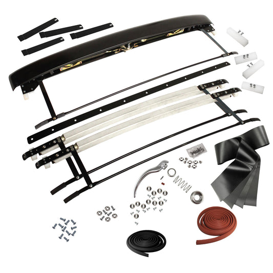 Complete sunroof assembly without rails