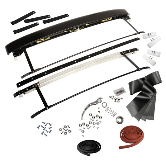 Complete sunroof assembly without rails