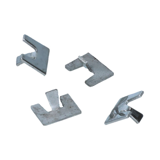 Moulding clips for license plate light