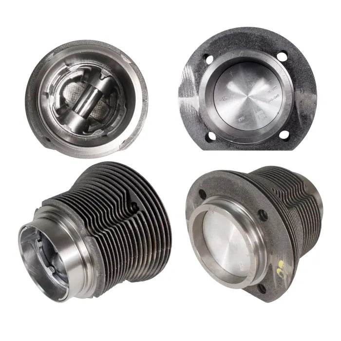Barrel & Piston kit, 1200cc 8/69-12/77, 77mm, Flat Top: Beetle (1970-1977), Beetle Cabrio (1970-1977)