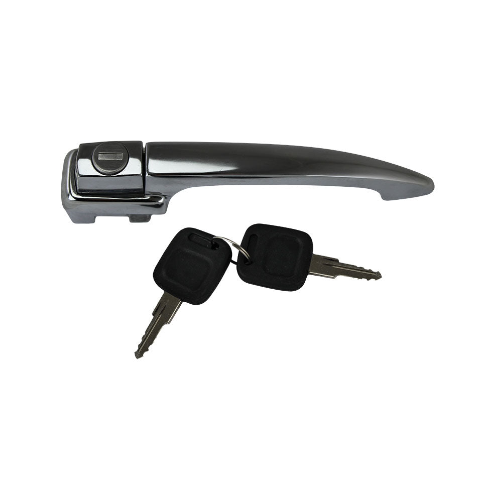 Door handle with keys