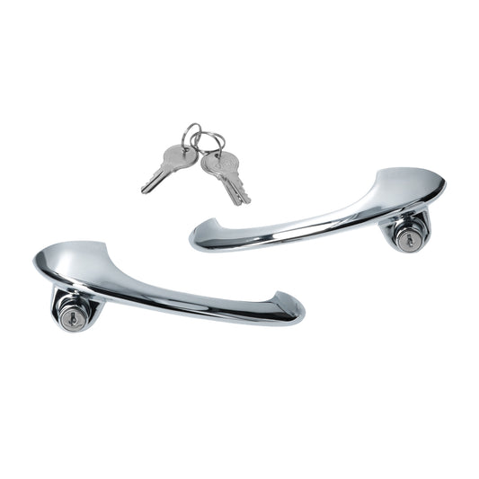Door handles with keys Karmann Ghia 08/63-07/67