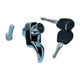 Rear hatch lock, chrome