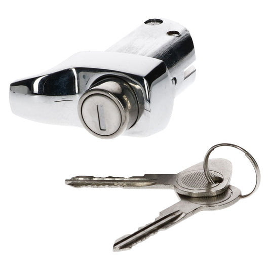 Engine lid lock with key / Chrome TQ