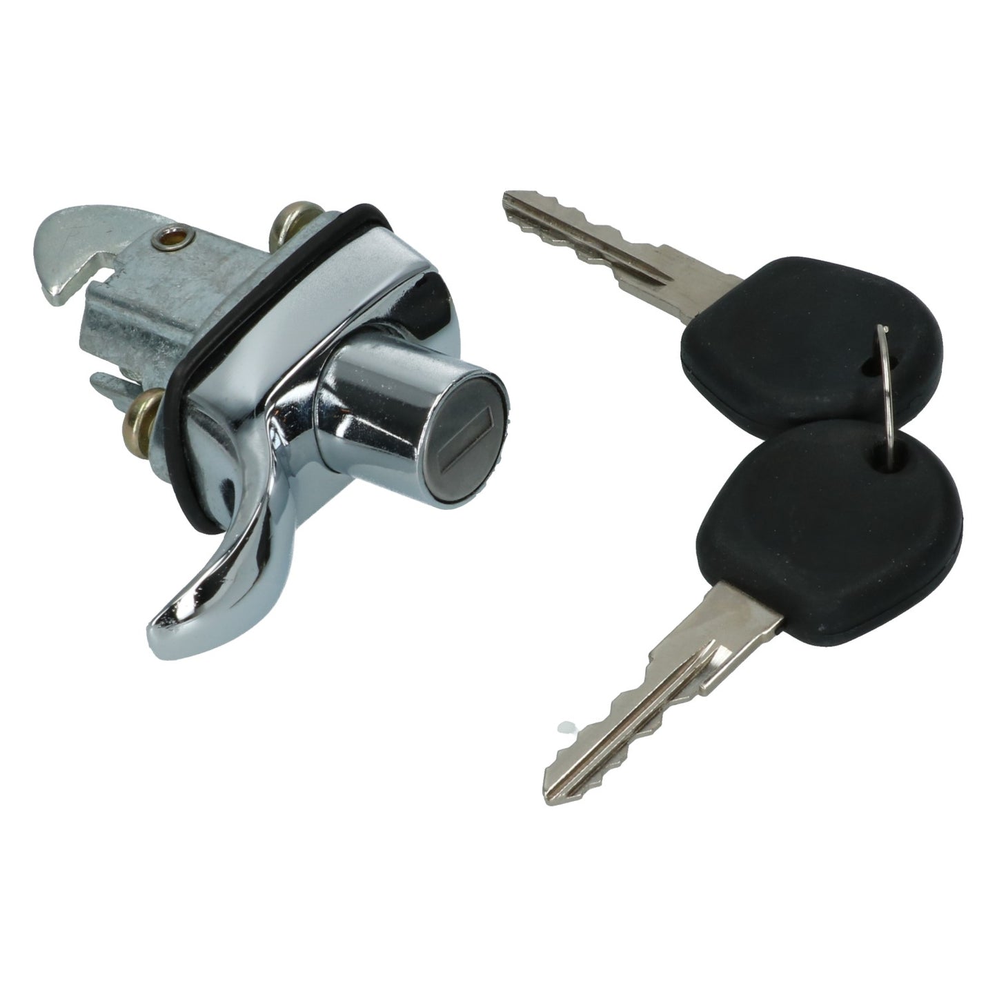 Enginelid lock W/keys - chrome