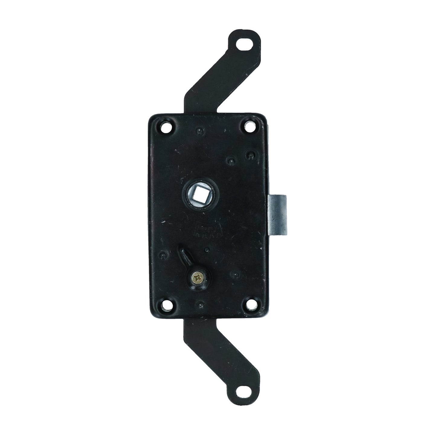 Cargo door large lock mechanism with locking knob