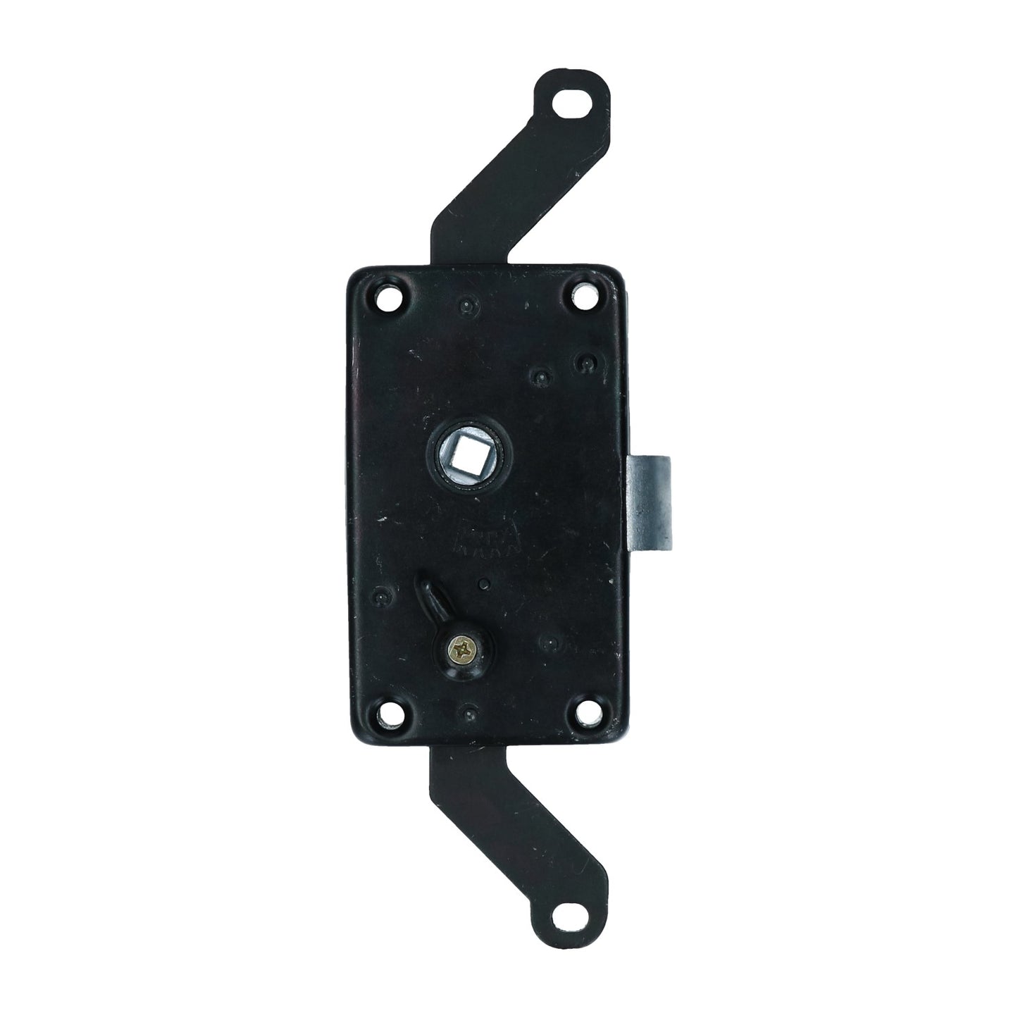 Cargo door large lock mechanism with locking knob
