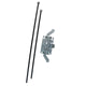Cargo door lock mechanism with locking rods right front /left rear