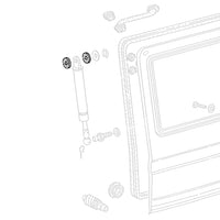 Seal gaspump rear hood