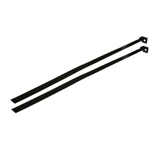 Mounting belt fuel tank with hook connection, pair