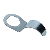 Glove box door pull tab