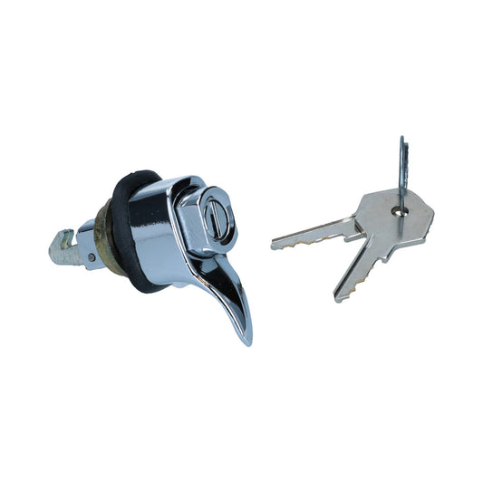 Glove box lock, with keys