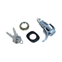 Glove box lock, with keys