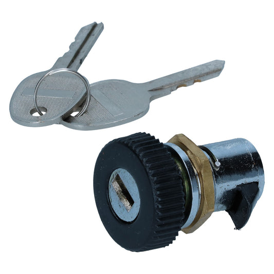 Glove box lock, with keys